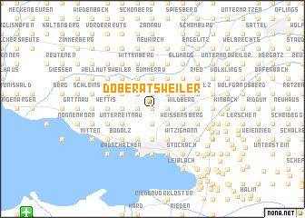 map of Doberatsweiler