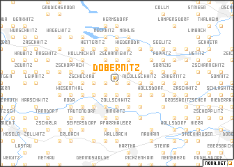 map of Dobernitz