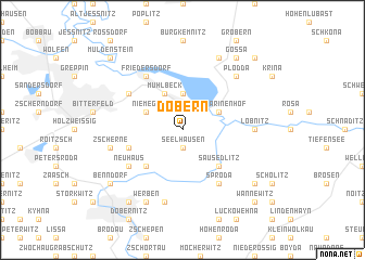 map of Döbern