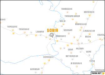 map of Dobia