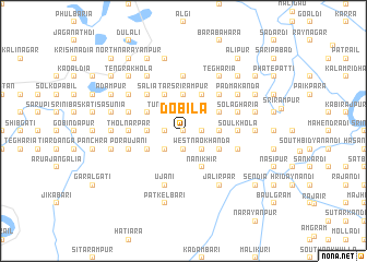 map of Dobila