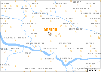 map of Dobina