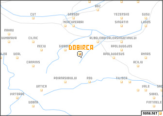 map of Dobîrca