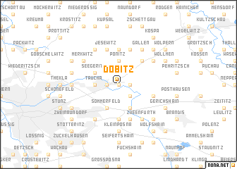 map of Döbitz