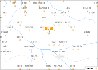 map of Dobī