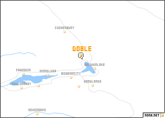 map of Doble