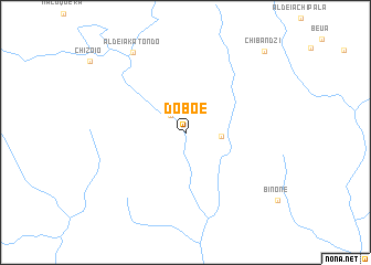 map of Dóboe