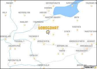 map of Dobogóhát