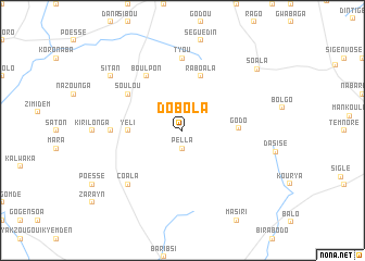 map of Dobola