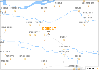 map of Dobolţ