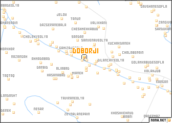 map of Doborjī