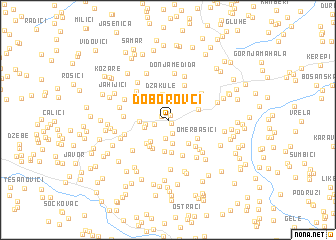 map of Doborovci