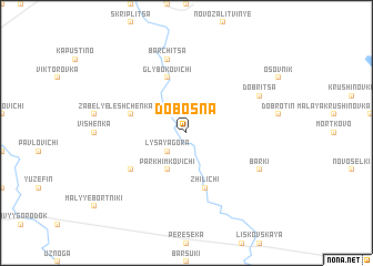 map of Dobosna