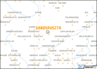 map of Dobospuszta