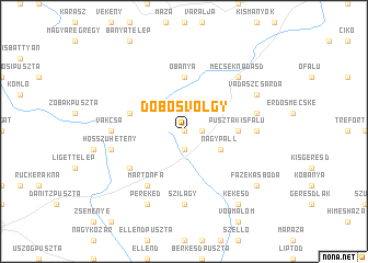 map of Dobosvölgy