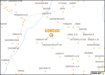 map of Dobouo
