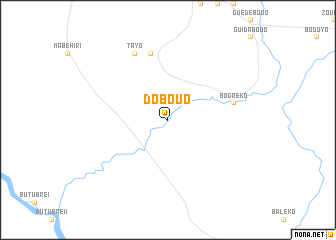 map of Dobouo