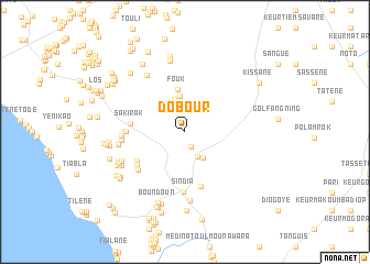 map of Dobour