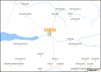 map of Dobou