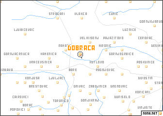 map of Dobrača