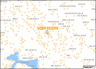 map of Dobra Gora