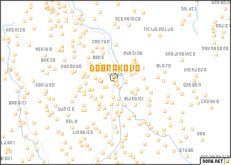 map of Dobrakovo