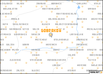 map of Dobraków