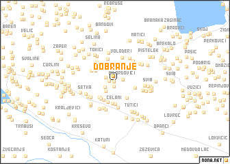 map of Dobranje