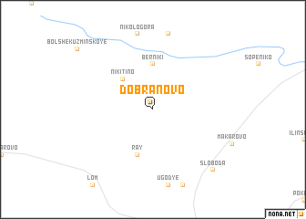 map of Dobranovo