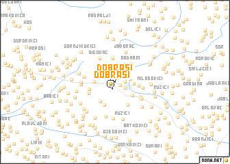 map of Dobraši