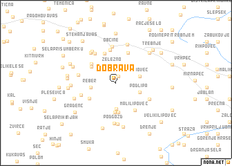 map of Dobrava