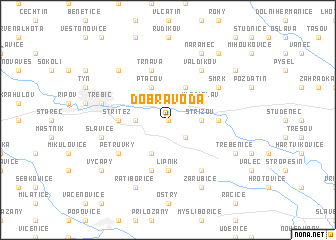 map of Dobrá Voda