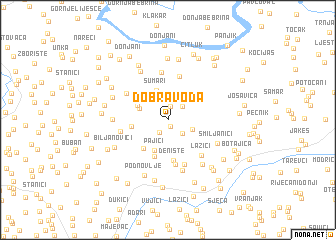 map of Dobra Voda