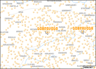 map of Dobra Voda