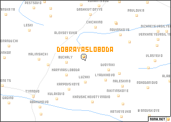 map of Dobraya Sloboda