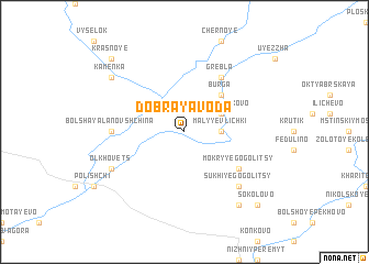 map of Dobraya Voda