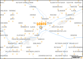 map of Dobrá