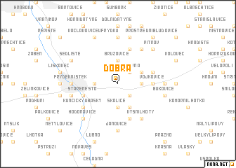 map of Dobrá