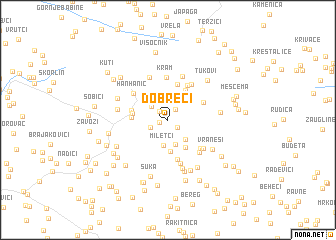 map of Dobreči