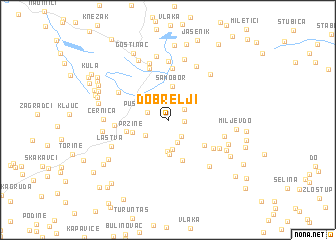 map of Dobrelji