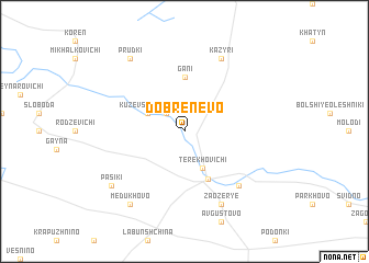 map of Dobrenevo