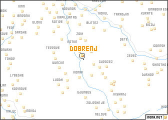 map of Dobrenj