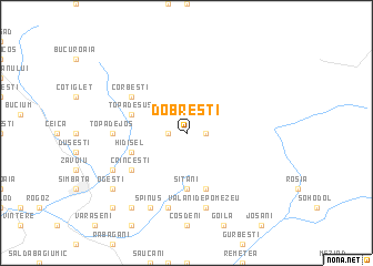 map of Dobreşti