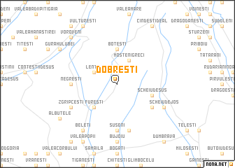 map of Dobreşti