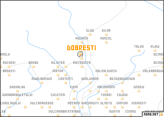 map of Dobreşti