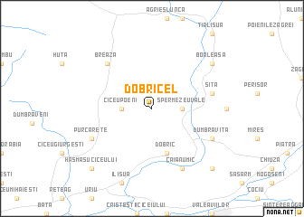 map of Dobricel