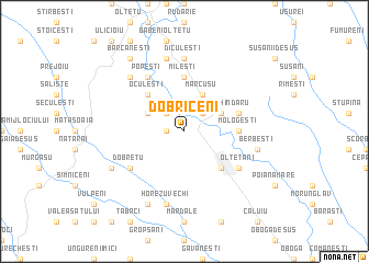 map of Dobriceni