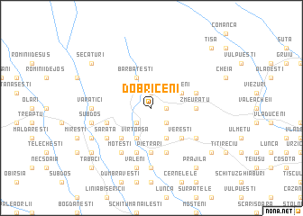 map of Dobriceni