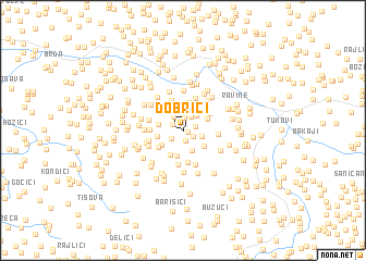 map of Dobrići