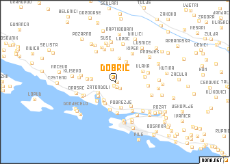 map of Dobrić